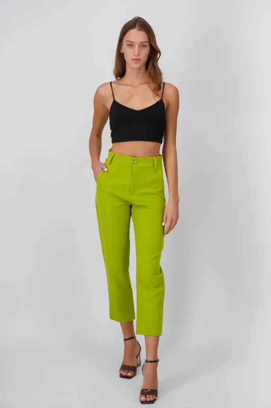 Pantalón Cintura Alta Bolsas sold by Shasa