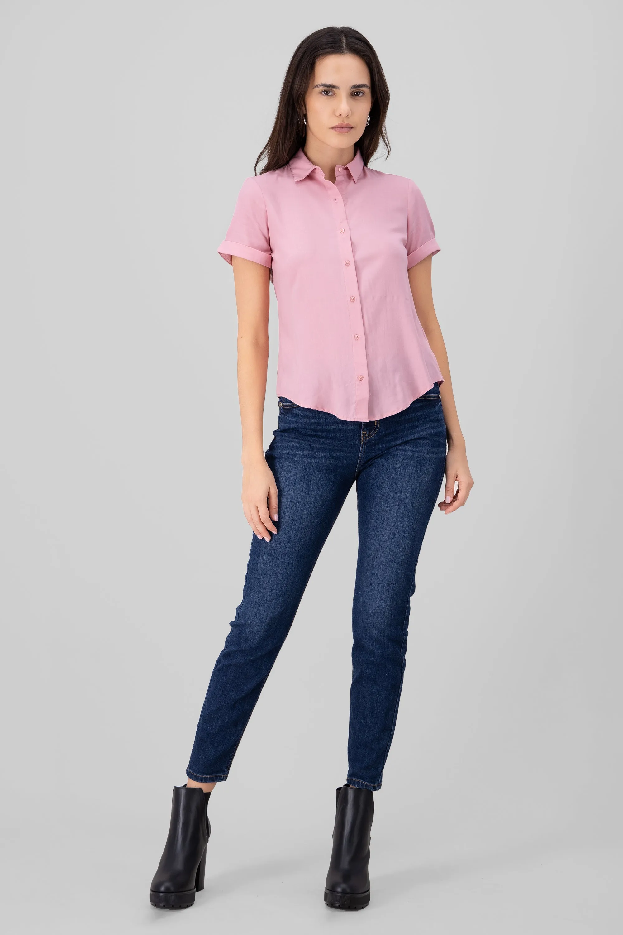 Jeans skinny deslavados sold by Shasa