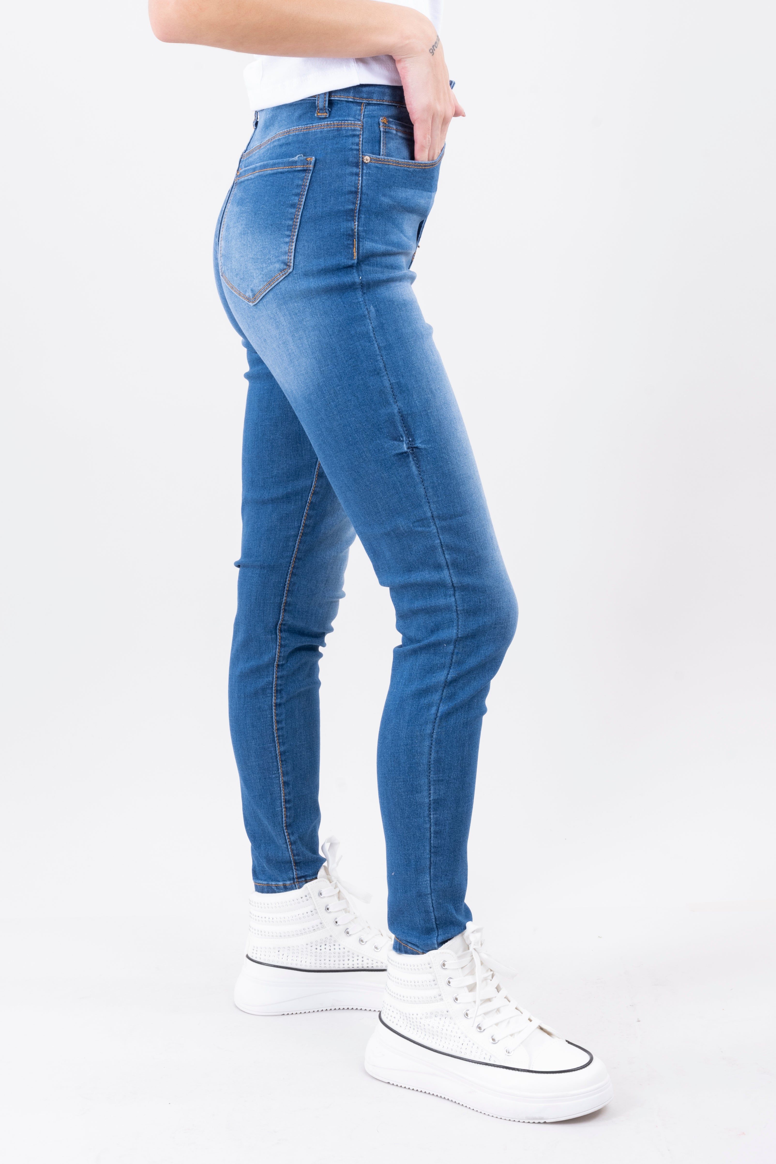 Jeans skinny lisos deslavado ligero sold by Shasa product image thumbnail 3