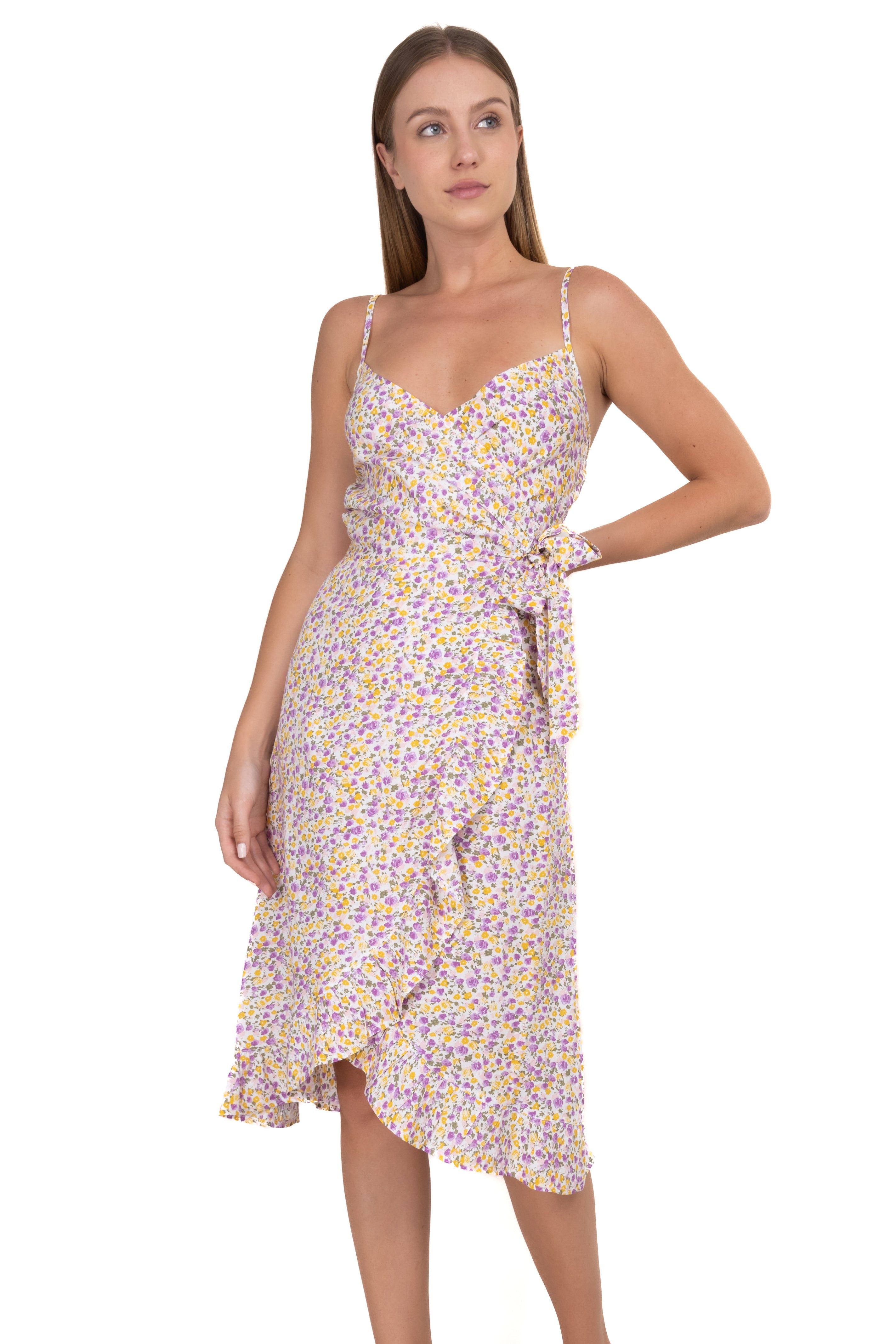 Vestido midi estampado flores sold by Shasa product image thumbnail 2
