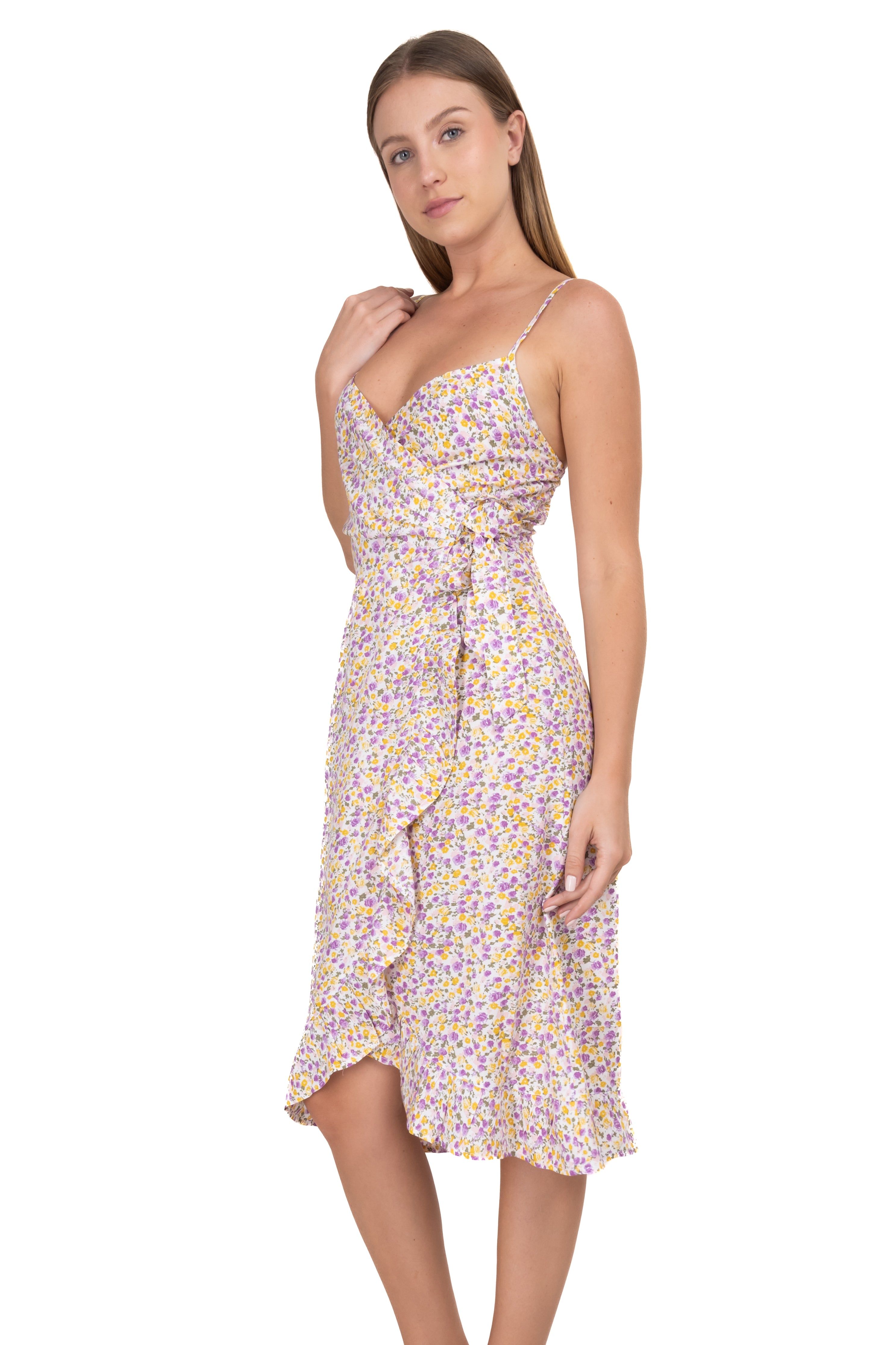 Vestido midi estampado flores sold by Shasa product image thumbnail 3