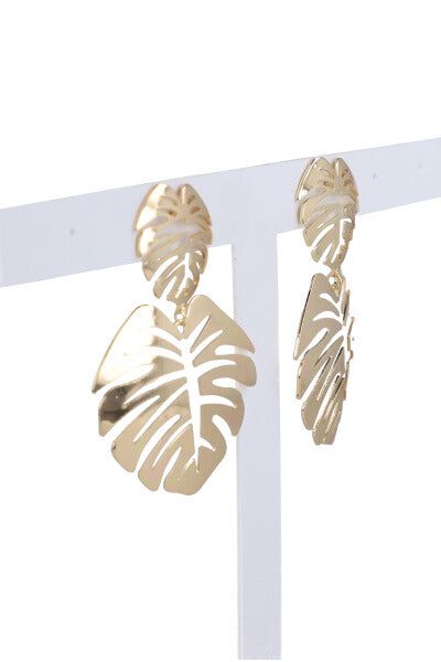 Aretes maxi hoja tropical sold by Shasa product image thumbnail 2