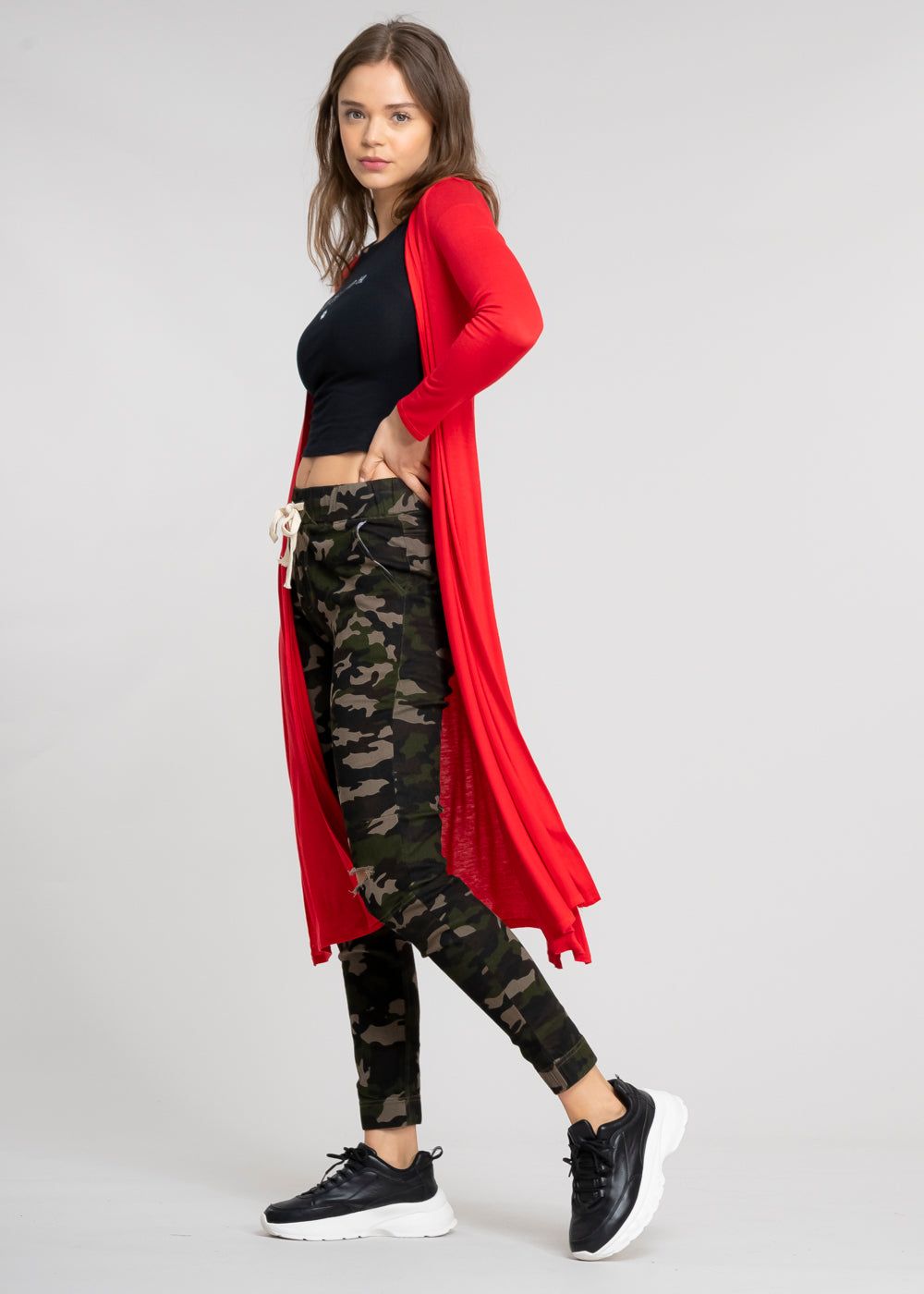 Cárdigan largo aberturas laterales sold by Shasa product image thumbnail 3