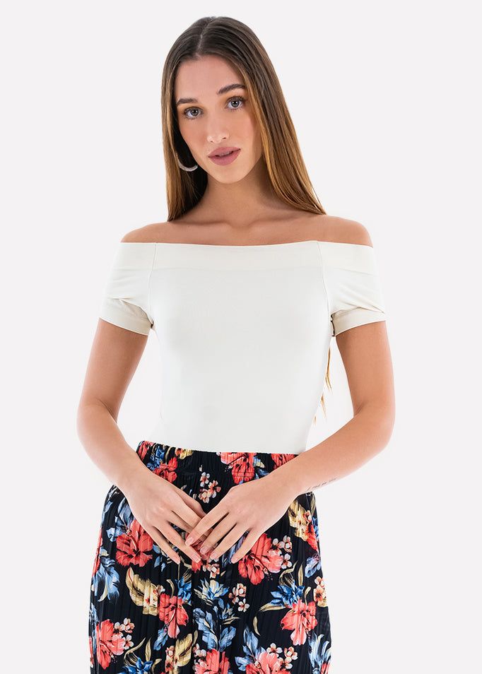 Bodysuit liso hombros descubiertos sold by Shasa product image thumbnail 4