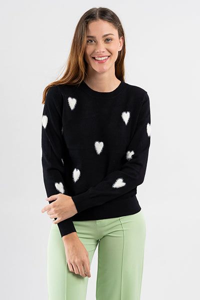 Suéter Punto Corazones sold by Shasa