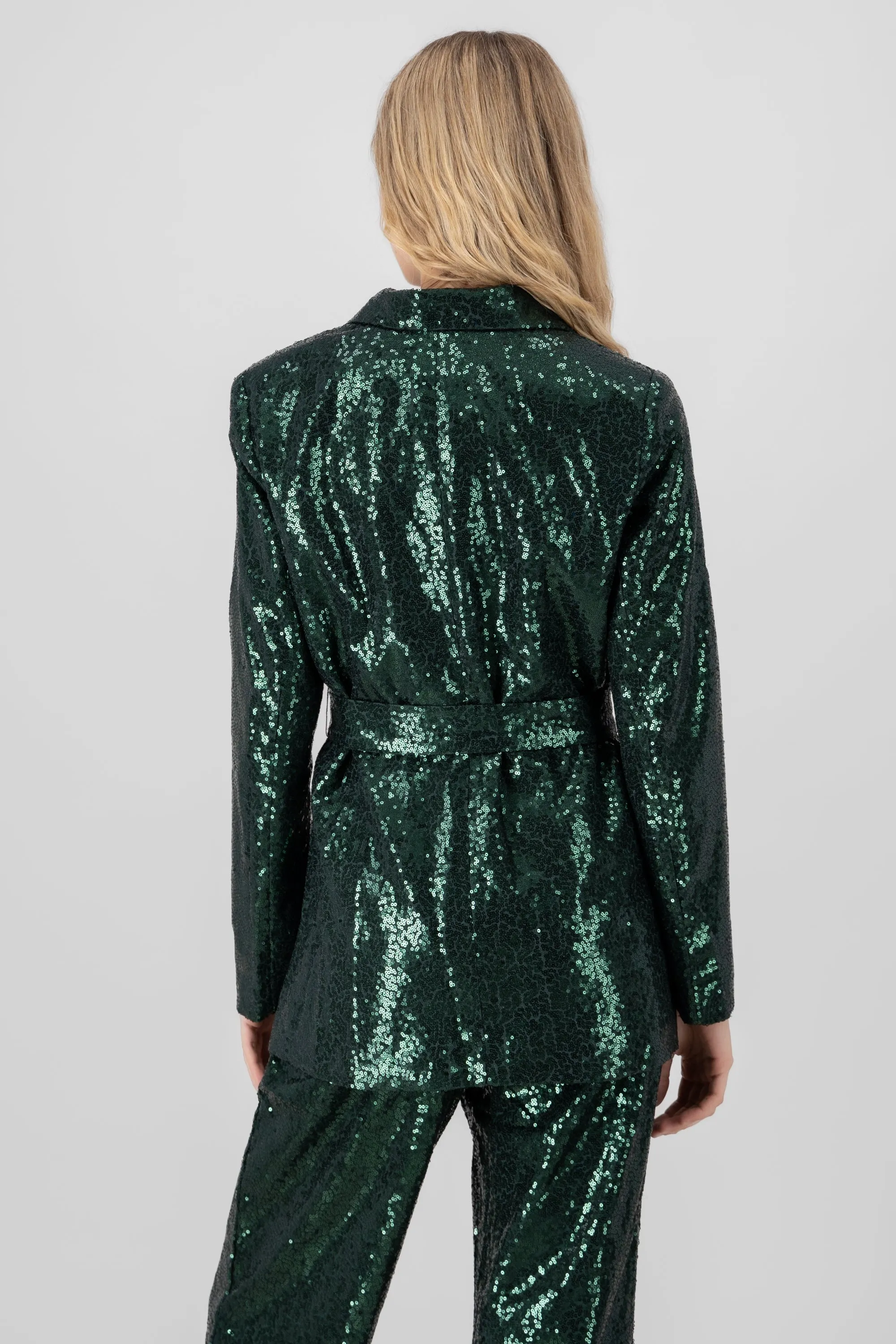 Saco brillos detalle cinturon sold by Shasa product image thumbnail 4