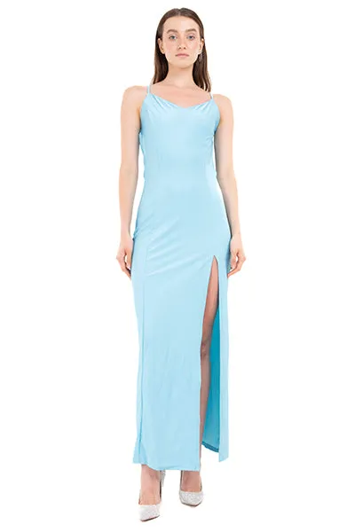 Vestido maxi tirantes abertura sold by Shasa product image thumbnail 2