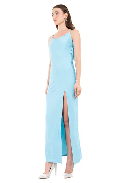 Vestido maxi tirantes abertura sold by Shasa product image thumbnail 3
