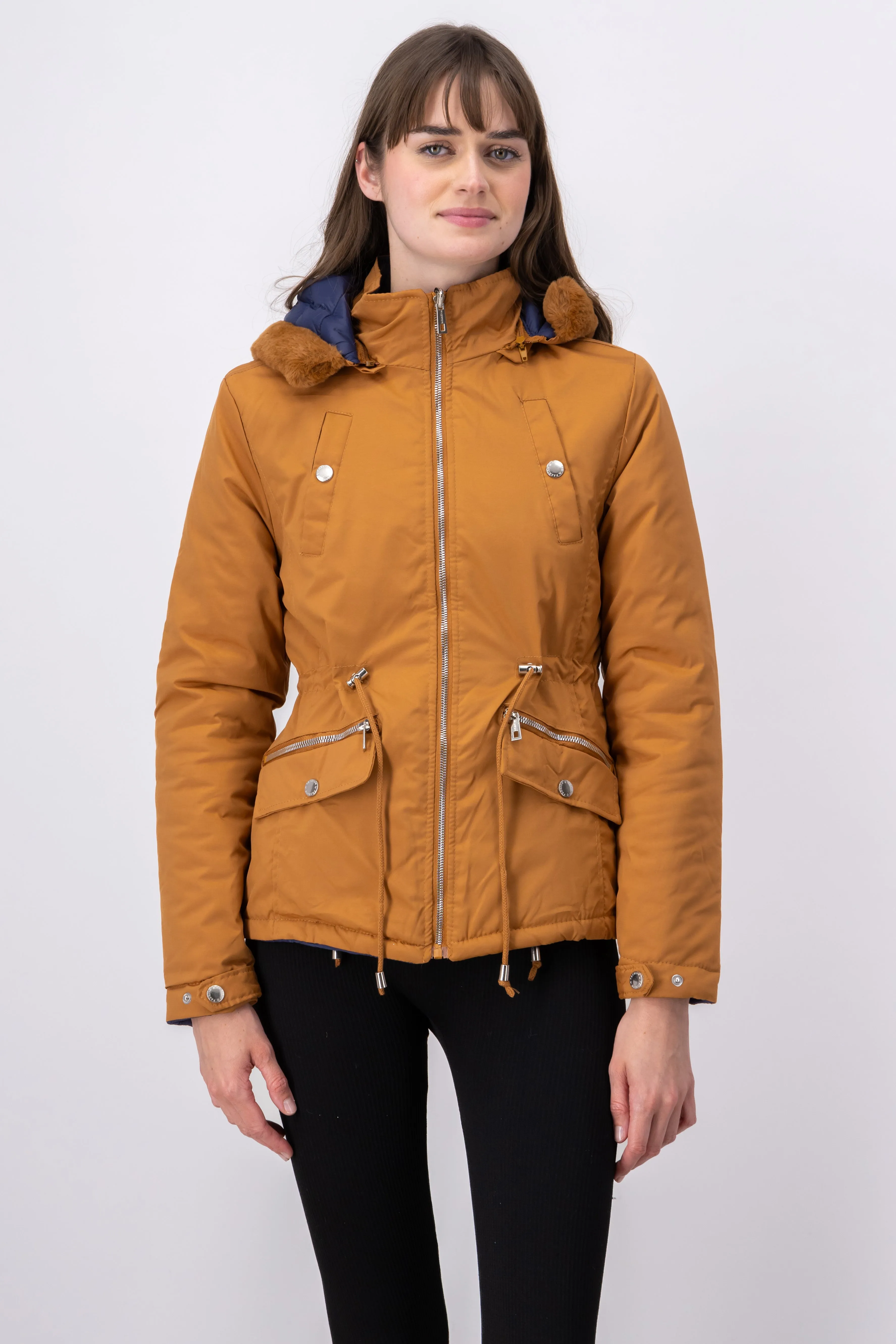 Chamarra parka reversible gorro peluche sold by Shasa product image thumbnail 2