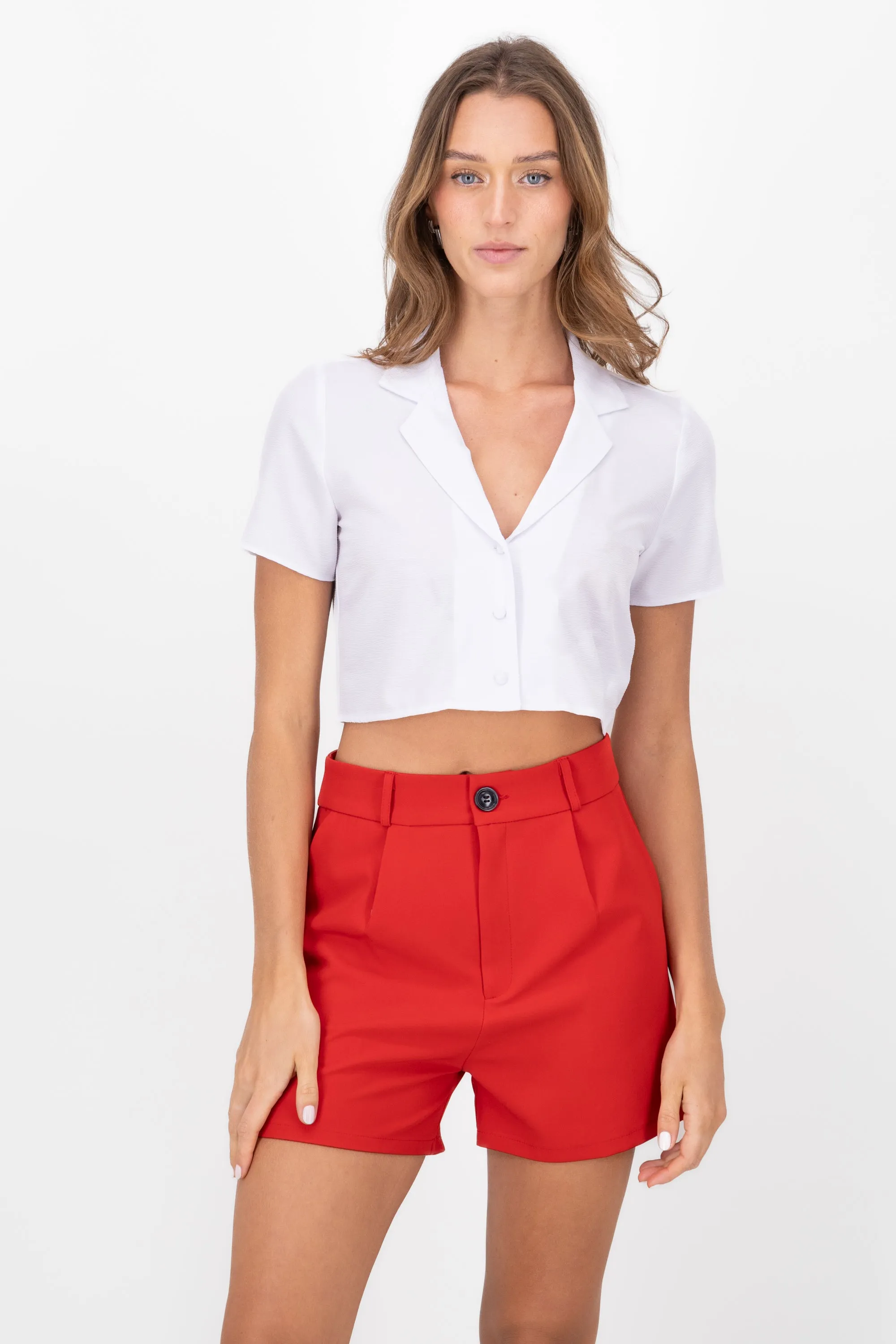 Blusa Manga Corta Textura Con Botones Hypsters sold by Shasa product image thumbnail 2