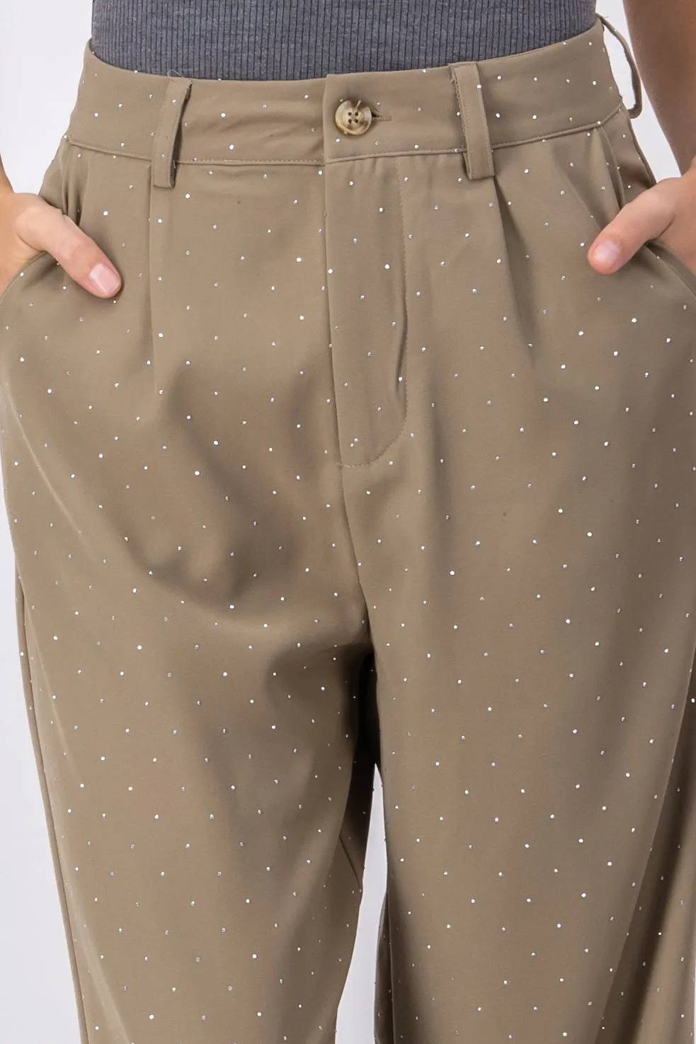 Pantalón sastre aplicación brillos sold by Shasa product image thumbnail 5