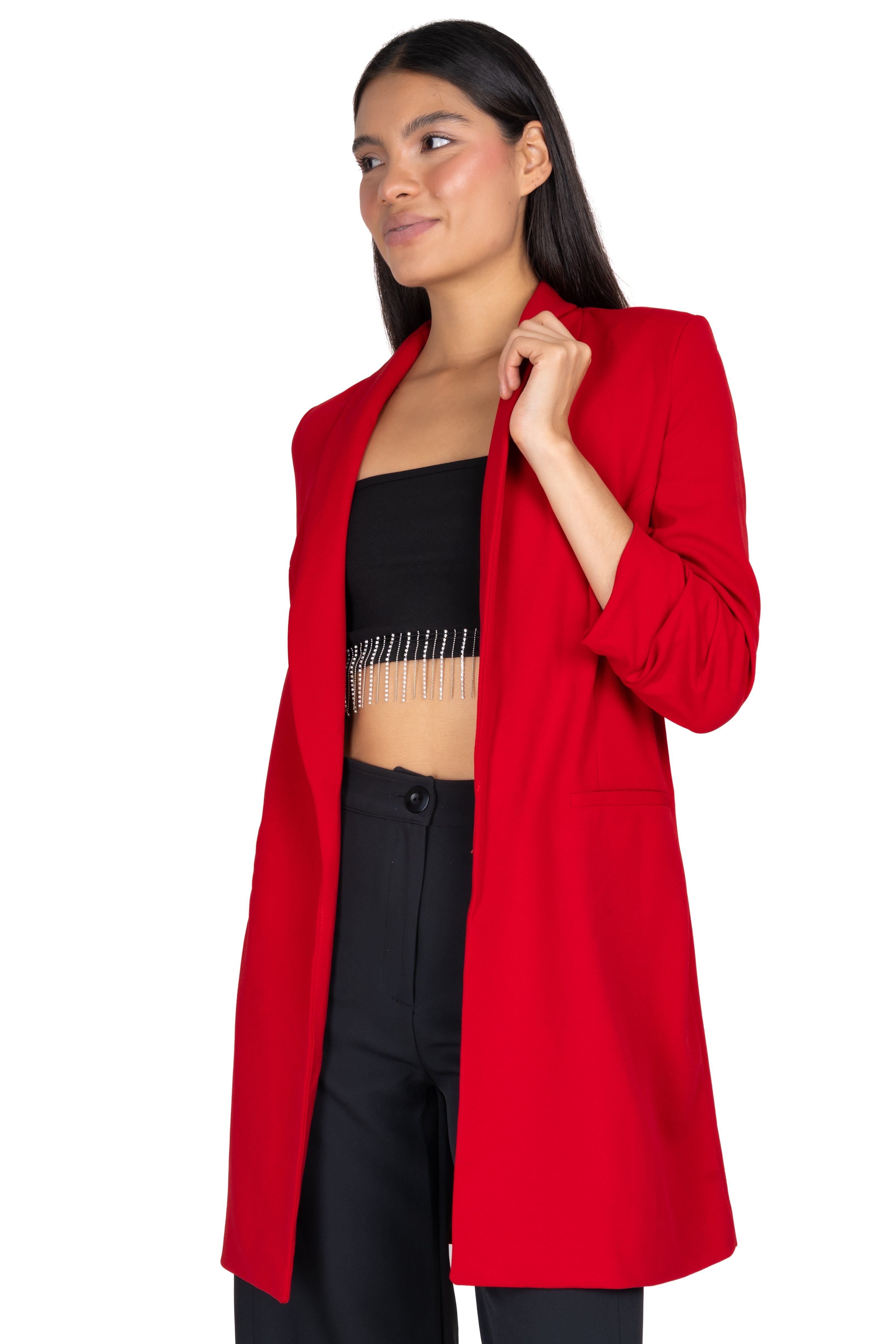 Saco largo monocolor elevadores mangas sold by Shasa product image thumbnail 2