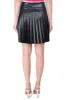 Falda mini plisada efecto piel botones sold by Shasa