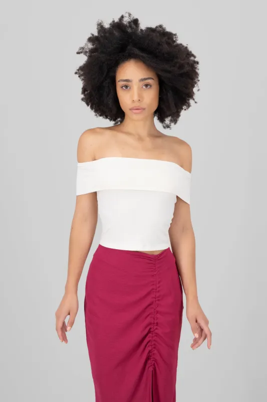 Tops sin hombros manga corta sold by Shasa