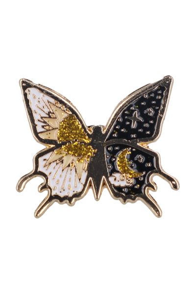 Pin mariposa brillos sold by Shasa