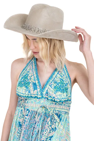 Sombrero Fedora Cinta Brillos sold by Shasa