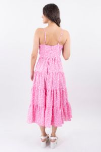 Vestido midi botones flores sold by Shasa