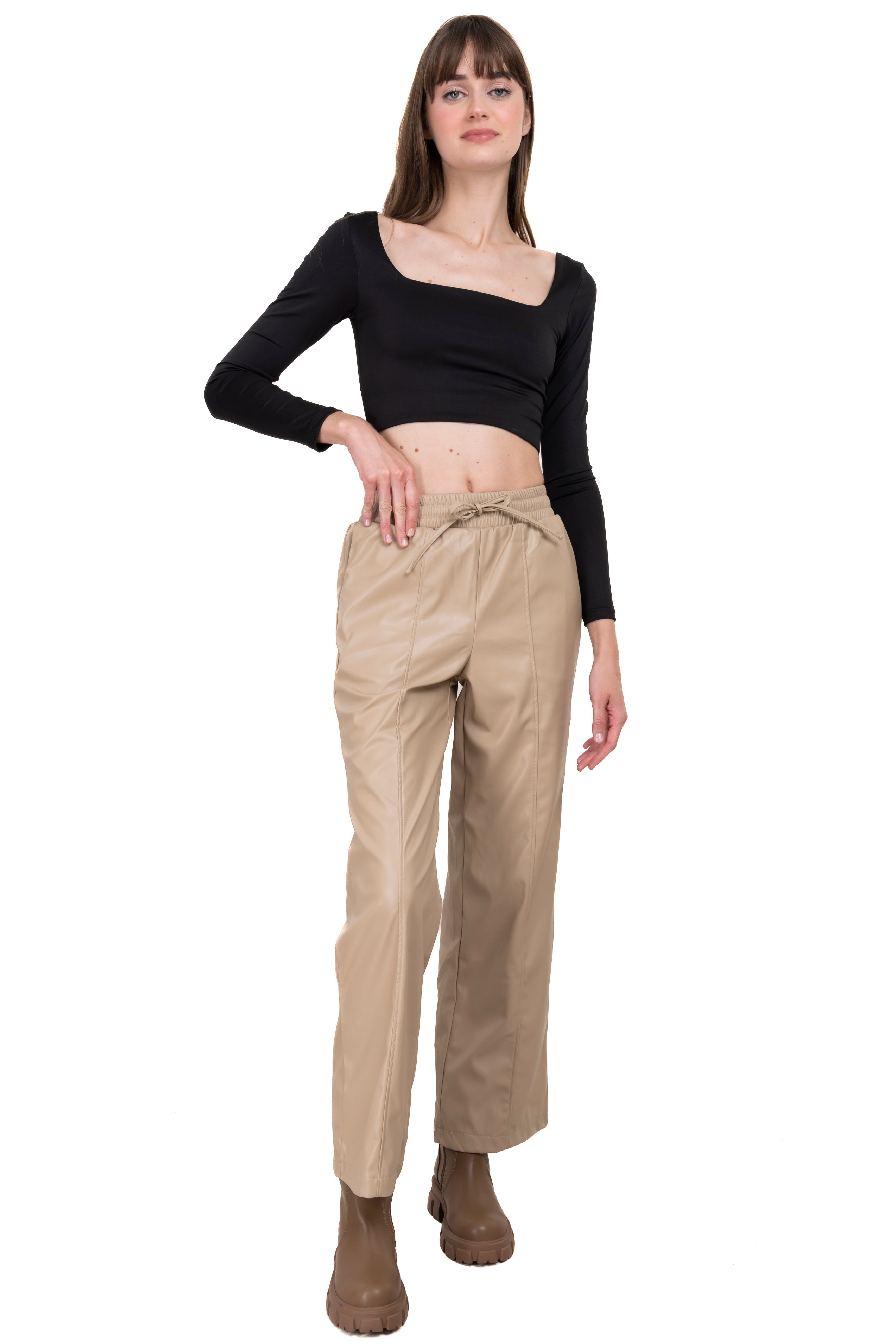 Pantalón efecto piel cintura elástica sold by Shasa product image thumbnail 2