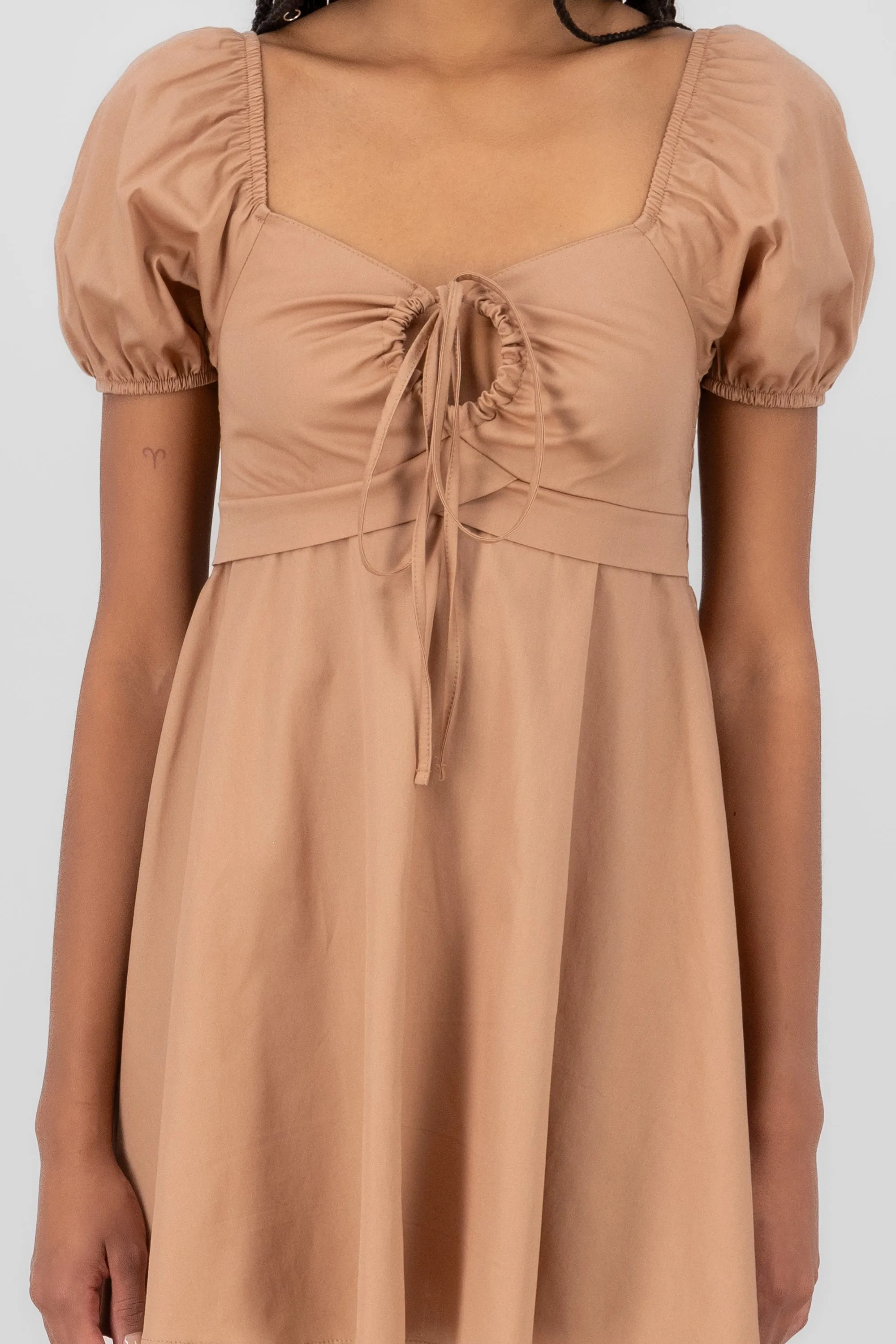 Vestido Mini Plisado Cintas sold by Shasa product image thumbnail 5