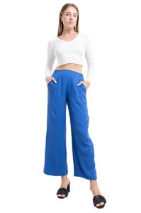 Pantalón wide leg cintura fruncido sold by Shasa
