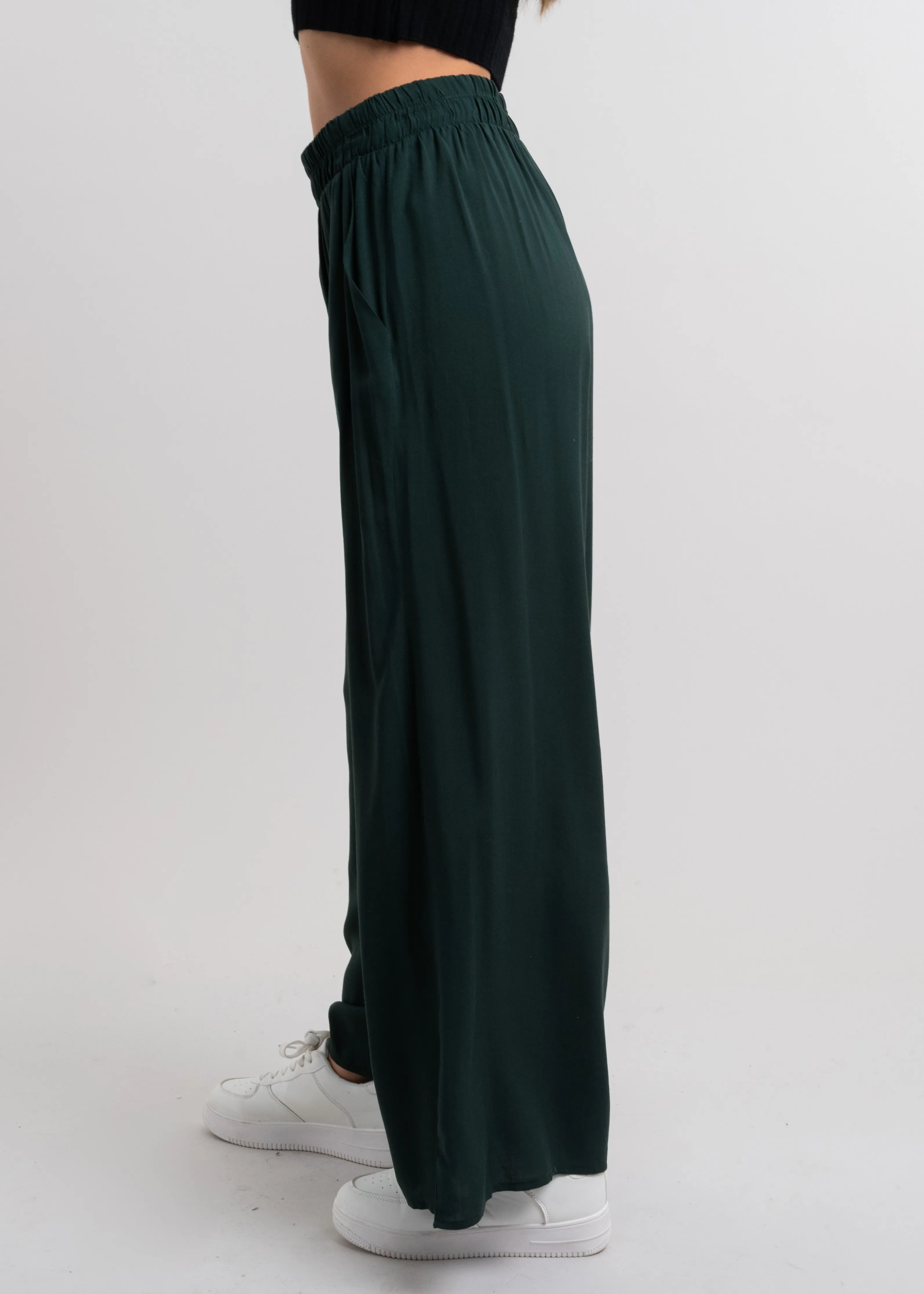 Pantalón Wide Leg Cintura Alta Fruncida sold by Shasa product image thumbnail 3