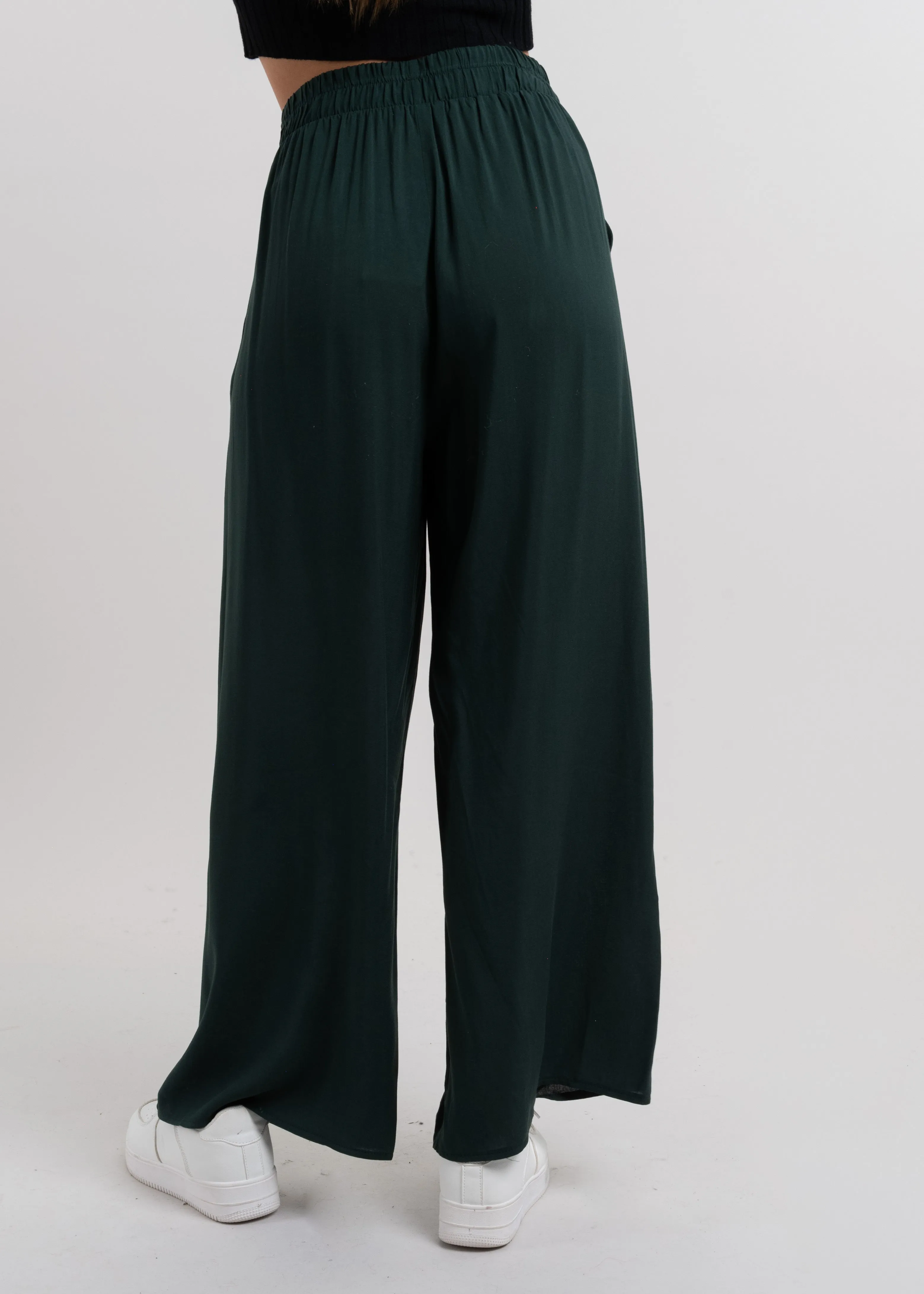 Pantalón Wide Leg Cintura Alta Fruncida sold by Shasa product image thumbnail 4