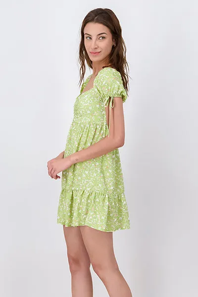 Vestido mini plisado flores sold by Shasa product image thumbnail 3