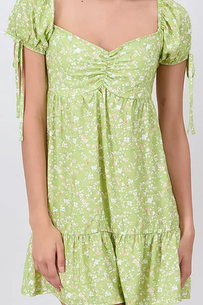 Vestido mini plisado flores sold by Shasa product image thumbnail 5