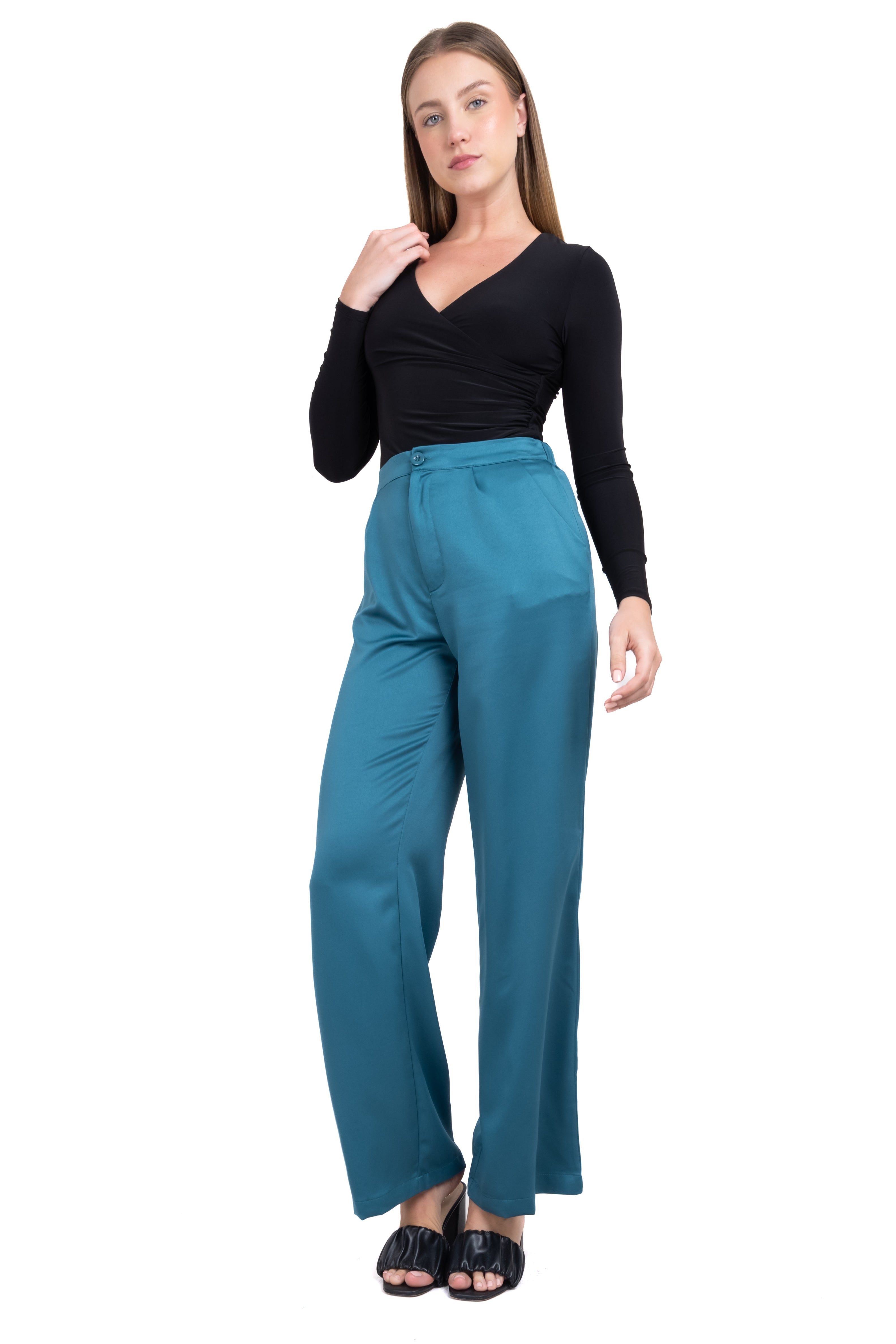 Pantalón sastre satín sold by Shasa product image thumbnail 2