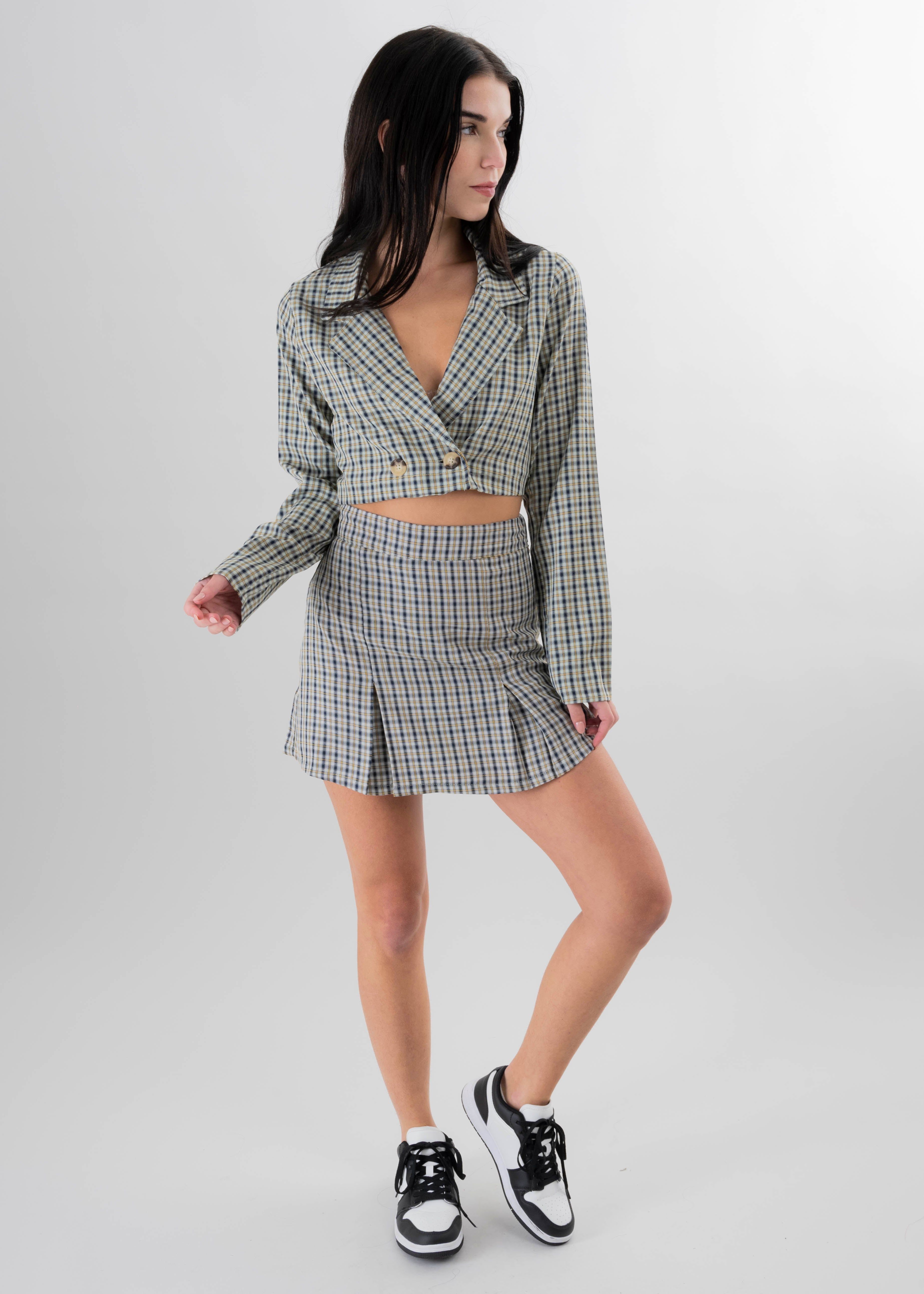 Falda mini cuadros sold by Shasa product image thumbnail 5