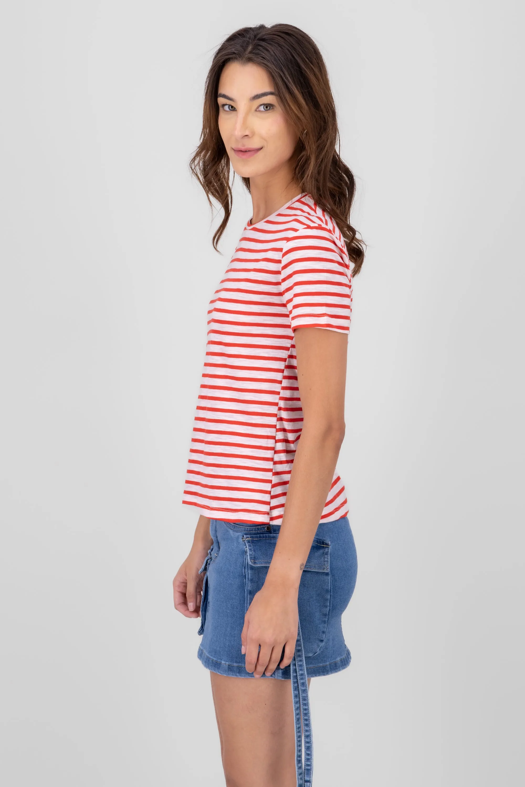 T-shirt rayas manga corta sold by Shasa product image thumbnail 3