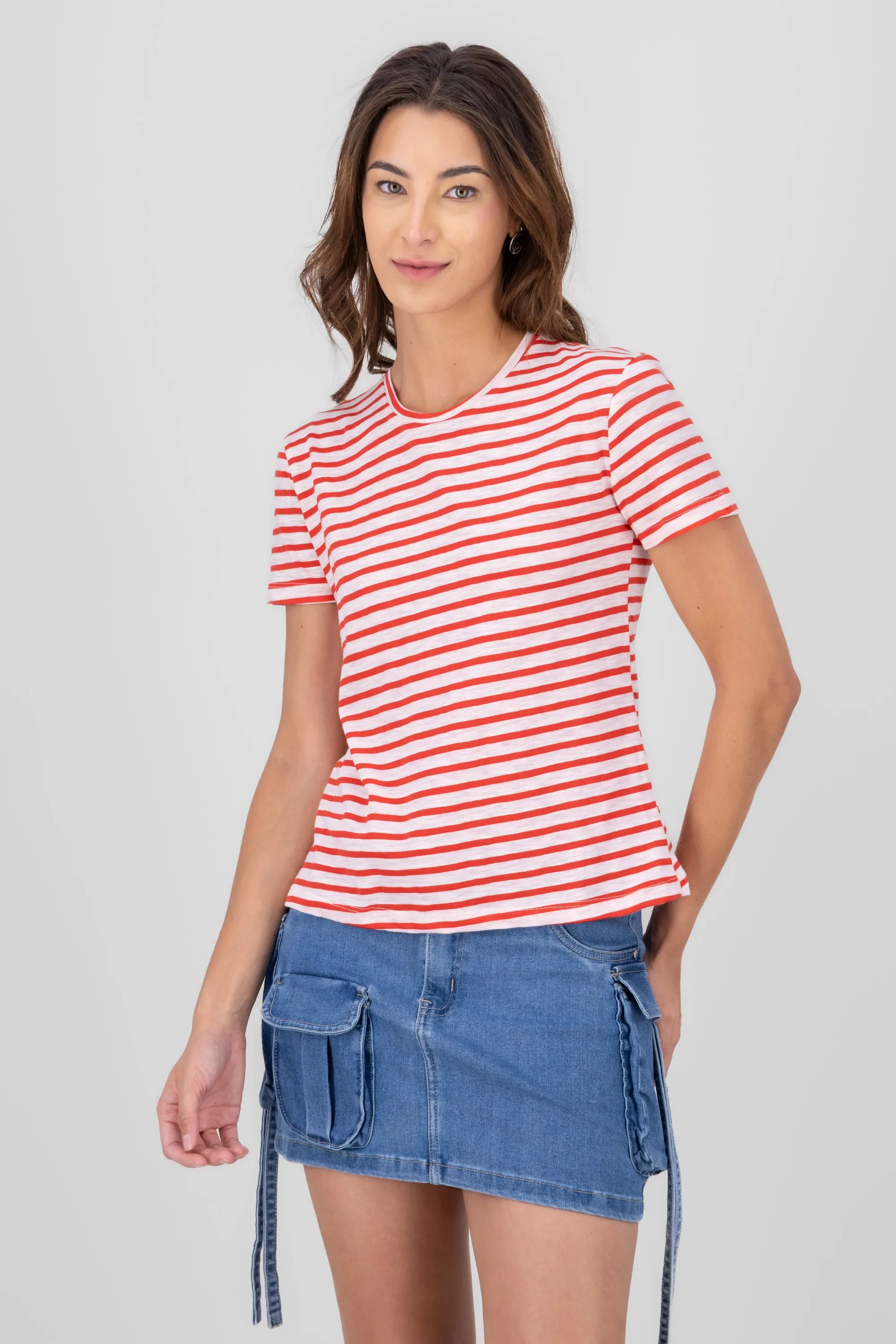 T-shirt rayas manga corta sold by Shasa