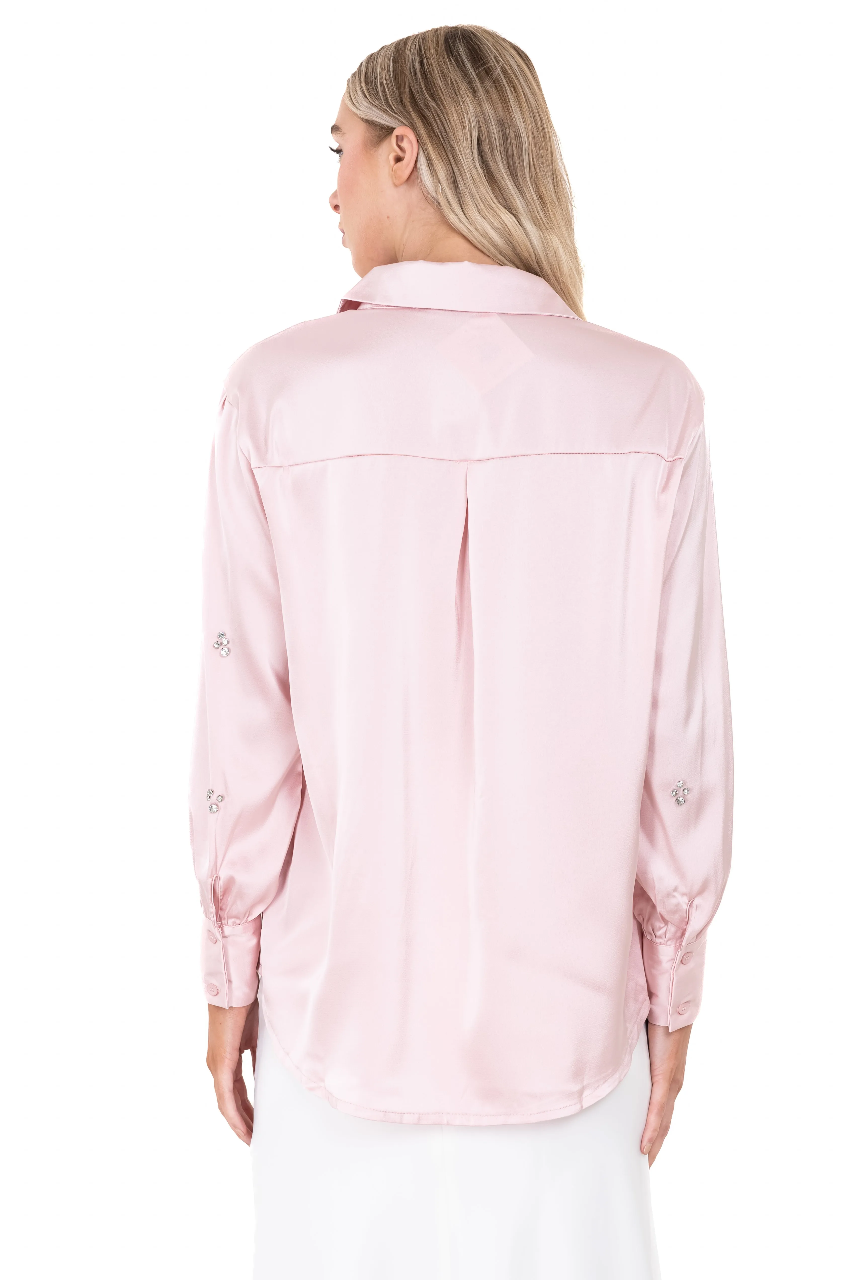 Camisa satín mangas brillos sold by Shasa product image thumbnail 4