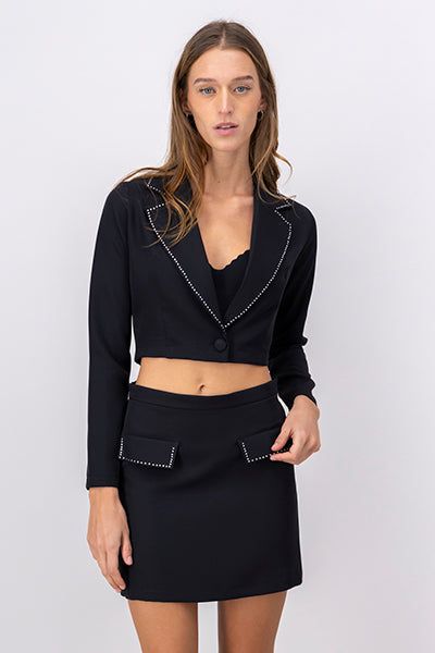 Saco crop detalle brillos sold by Shasa product image thumbnail 2