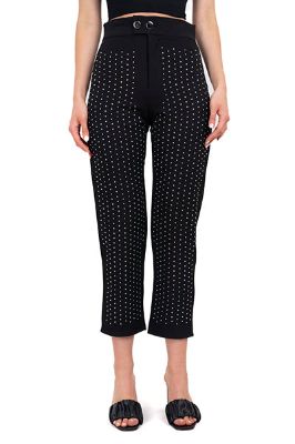 Pantalón recto brillos doble botón sold by Shasa