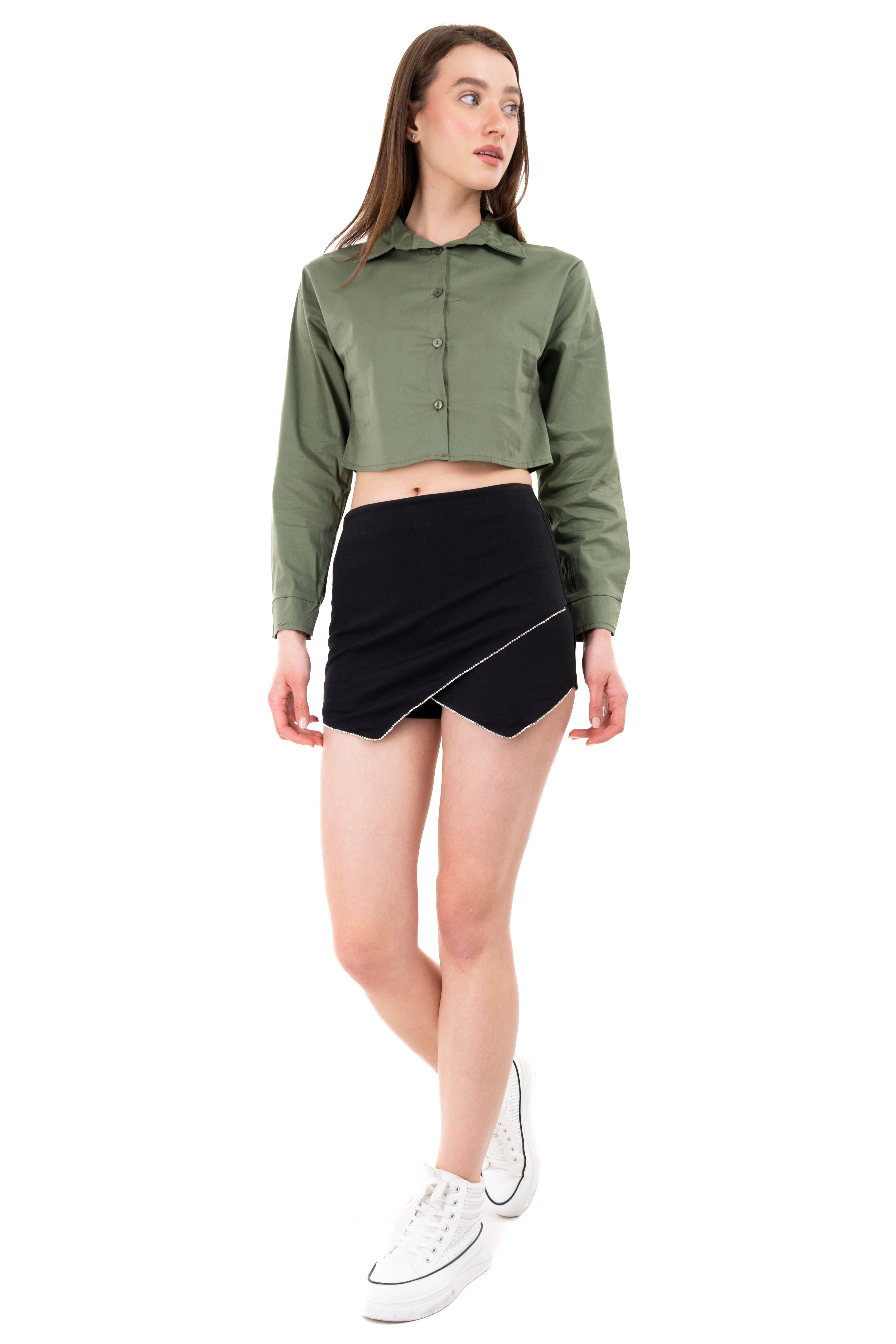 Falda short cruzada brillos sold by Shasa product image thumbnail 2