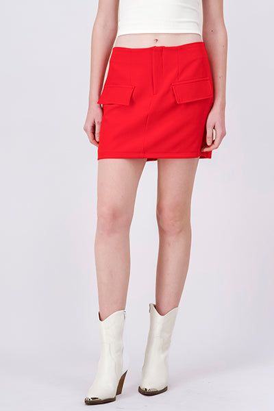 Falda mini solapas lisa sold by Shasa product image thumbnail 2