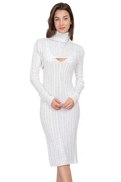 Vestido Midi Tejido Mangas sold by Shasa product image thumbnail 2