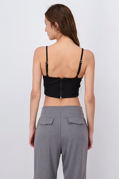 Top crop cruzado cierre sold by Shasa product image thumbnail 4