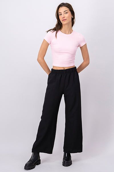 Pantalón Amplio Elástico Liso sold by Shasa