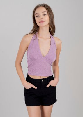Top halter liso sold by Shasa