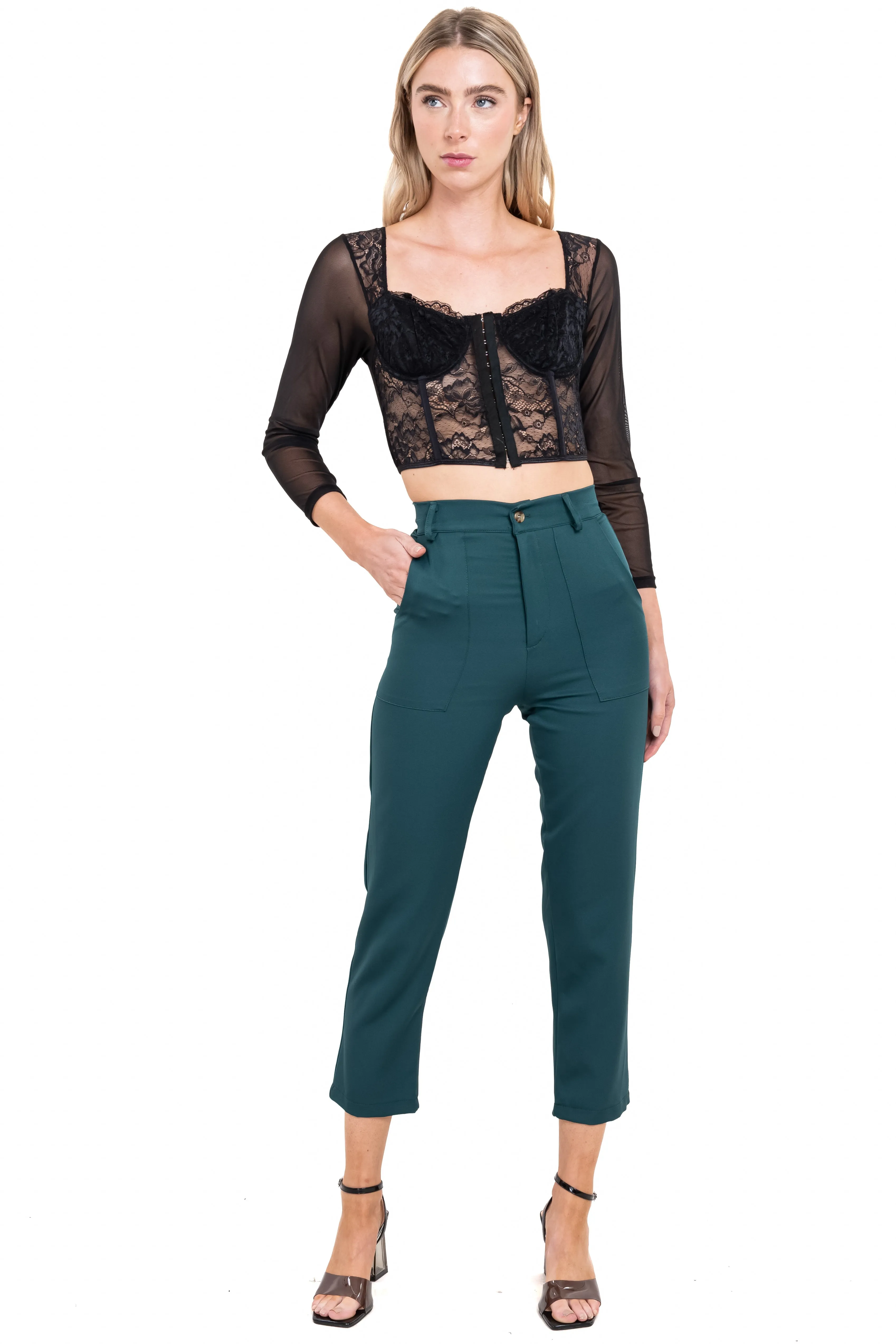 Pantalón Cintura Alta Bolsas sold by Shasa product image thumbnail 2