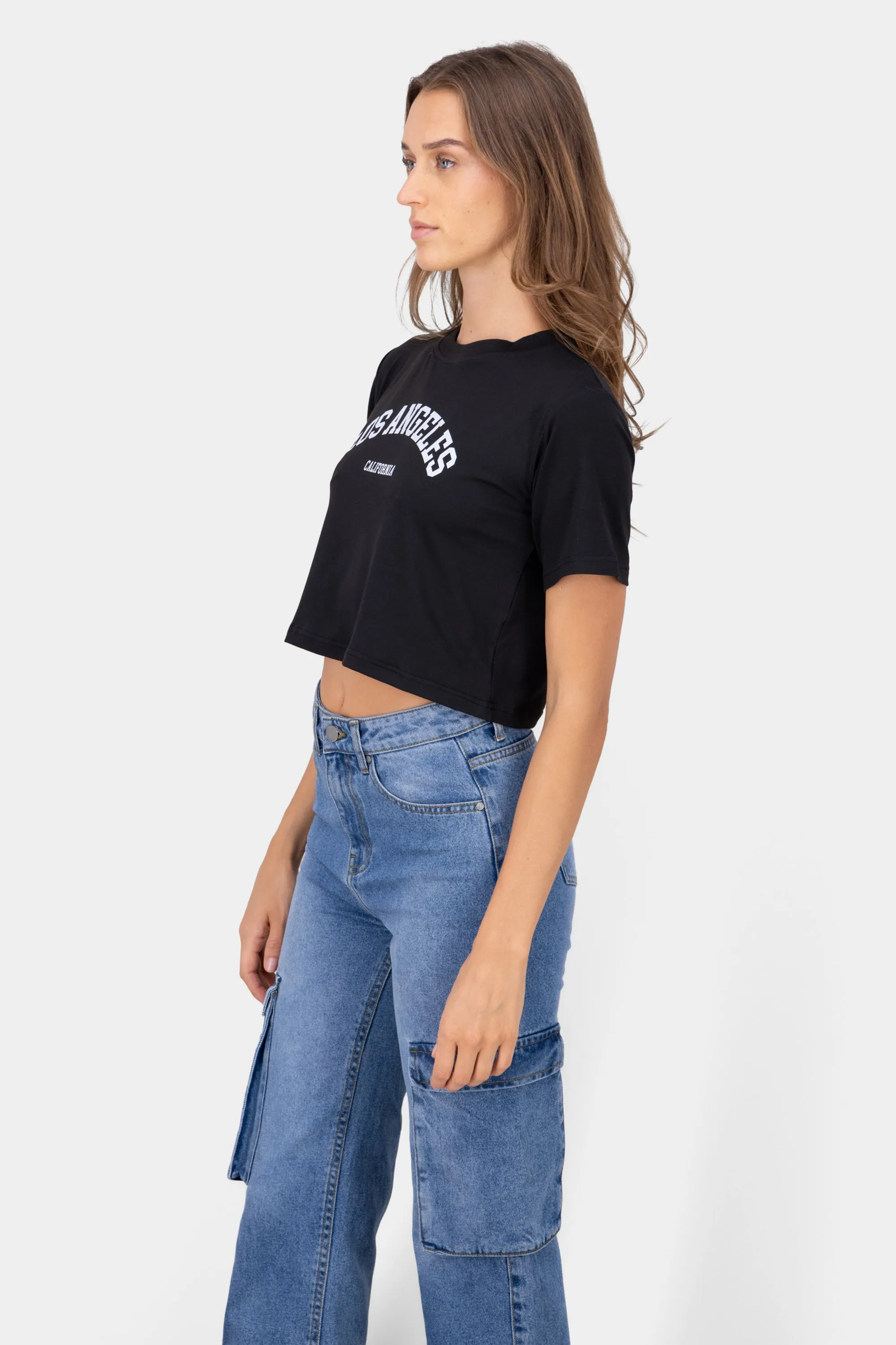 Playera crop los angeles sold by Shasa product image thumbnail 3