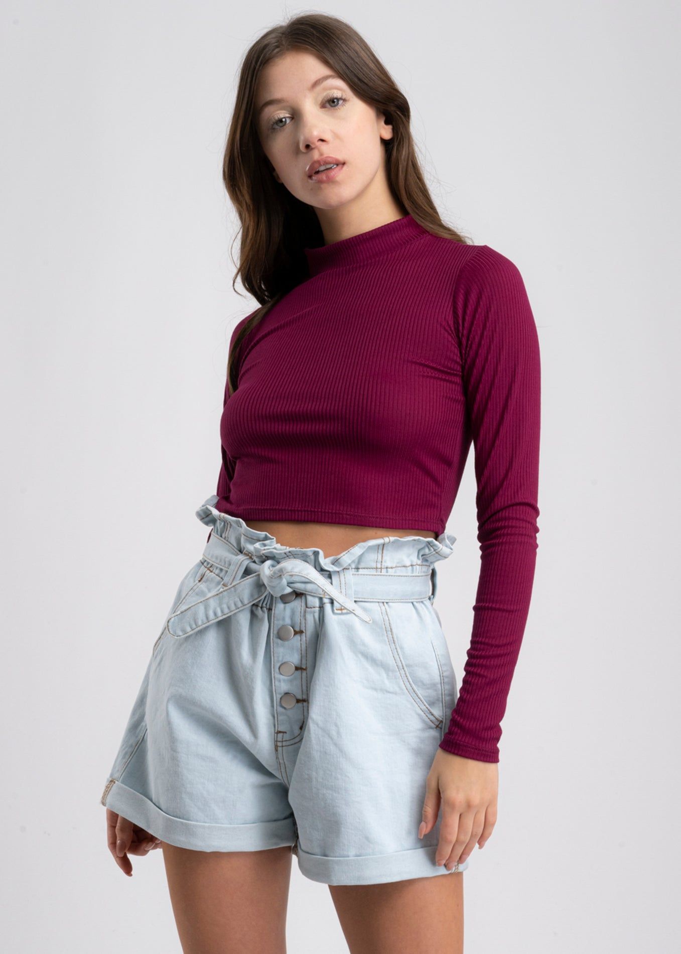 Top acanalado manga larga sold by Shasa product image thumbnail 2