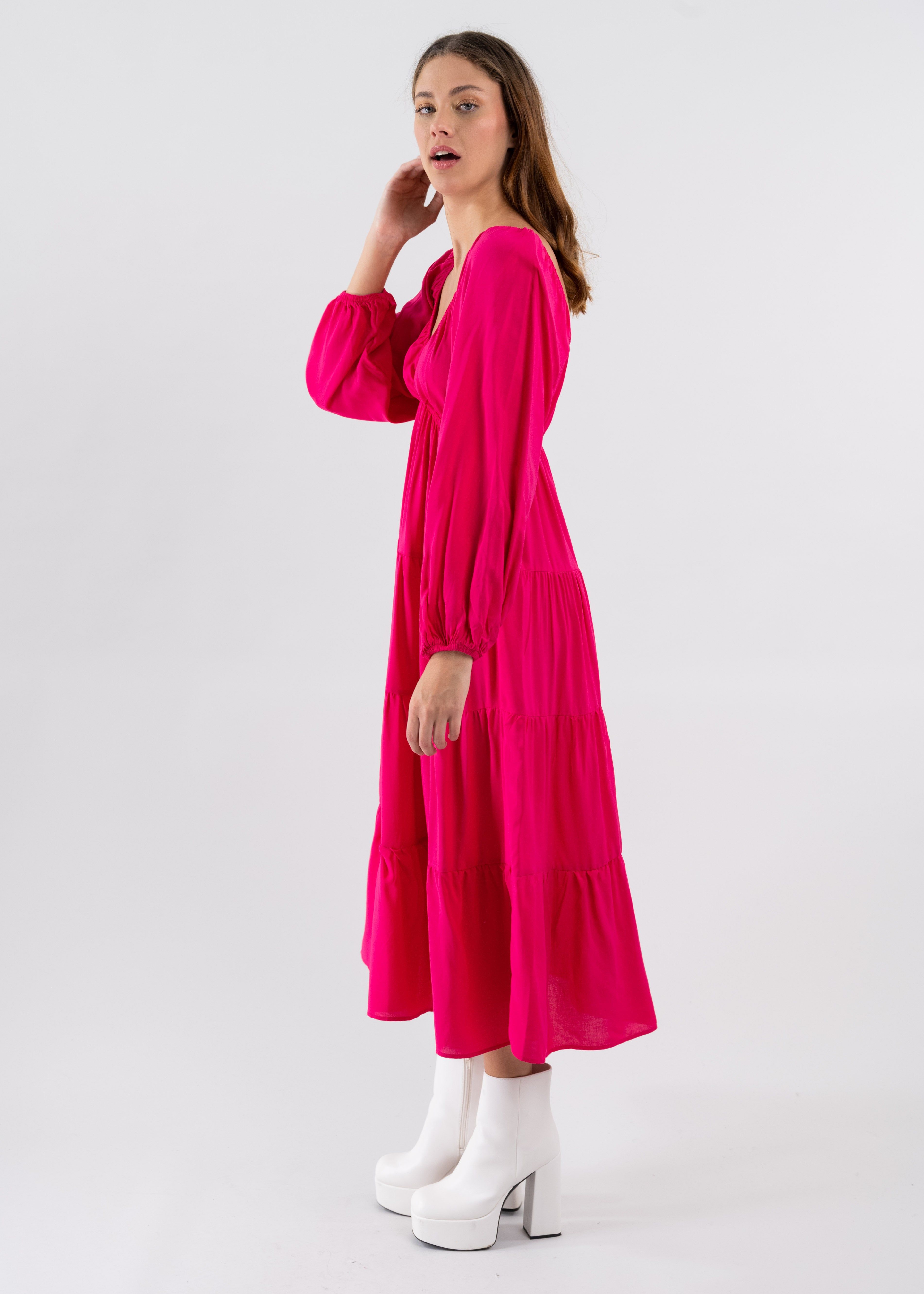 Vestido maxi manga larga amplio sold by Shasa product image thumbnail 3