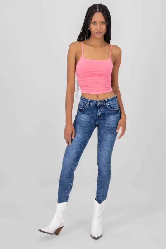 Jeans skinny desgastes sold by Shasa