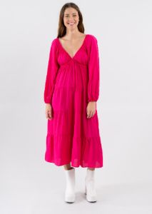 Vestido maxi manga larga amplio sold by Shasa