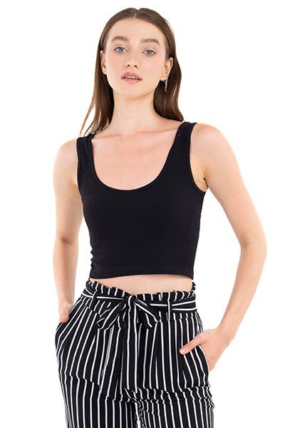 Top tejido acanalado tirantes sold by Shasa