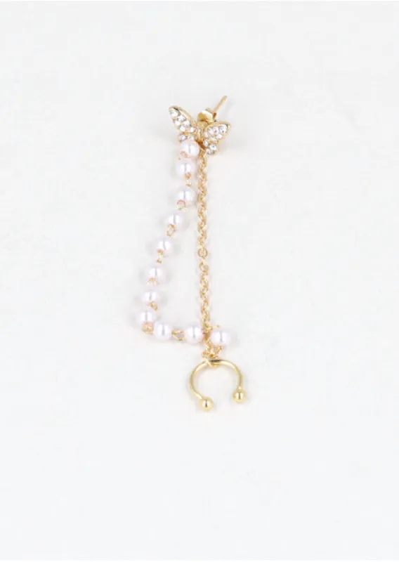 Earcuff Cadena Mariposas sold by Shasa