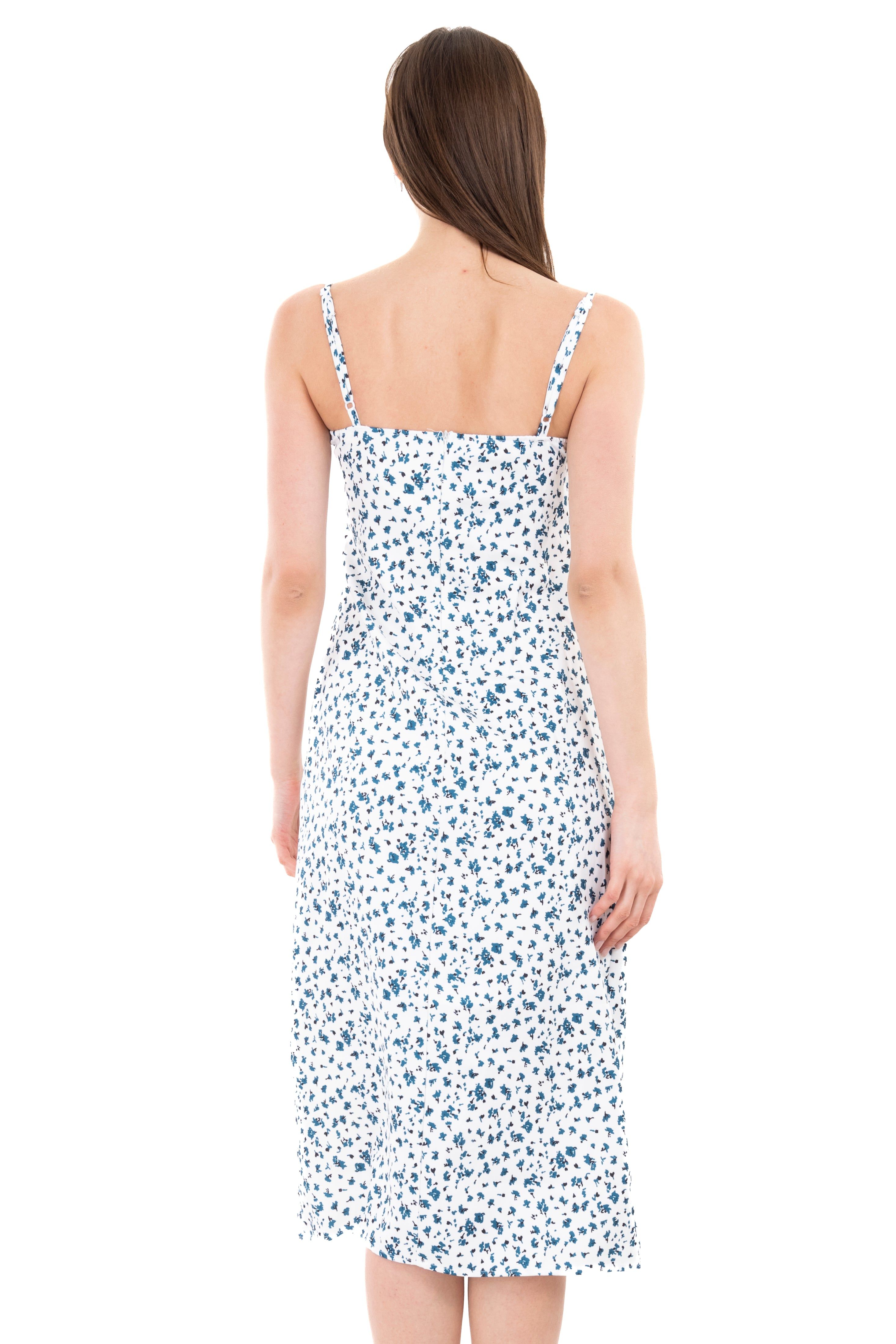 Vestido midi estampado flores sold by Shasa product image thumbnail 4